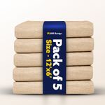 5 X Dust Sheets For Painting & Decorating 100% Cotton Dust Sheets Large 12ftx6ft