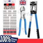 Cable Lug Crimping Tool 6-50mm² Wire Plug Crimper Battery Terminal Connector Kit