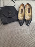 Vintage Roland Cartier Shoes With Matchin Handbag  Size 39.5