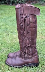 FABULOUS BROWN ARIAT GLACIER WATERPROOF & INSULATED RIDING BOOTS UK 4 EU 37 VGC