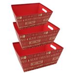 Christmas Hamper Gift Box Small Medium or Large HO HO HO - Choose Size