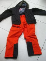 SKI SUIT BETTY RIDES Jacket TOG 24 trousers pants size 14 16 orange quality