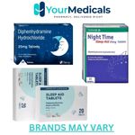 One a Night Sleep Aid Tablets 25mg 20 (MAX 1 PER ORDER) | BRANDS MAY VARY