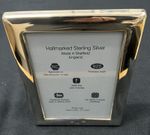 Carrs of Sheffield 925 Sterling Silver Photo Frame 2005 Cased Boxed 5x3.5" New