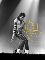 Michael Jackson Signed Autograph 6X4 PHOTO Pre Print Music King Of Pop
