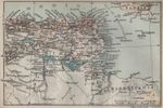 ALGERIA AND TUNISIA . Algerie & Tunisie carte. BAEDEKER 1911 old antique map