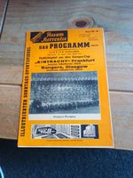 EUROPEAN CUP SEMI FINAL 1960 Eintracht Frankfurt v Rangers ORANGE cover edition