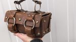 Antique 1890- 1920 Leather Ammo Pouch. Canada.