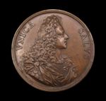 1721 PRINCE JAMES III THE ONLY SAFEGUARD 50mm MEDAL - BY HAMERANI