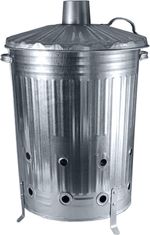 Large Steel Incinerator Bin Garden Burner Fire Bin 90L Incin Bin Made in UK