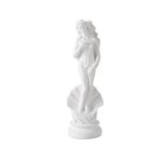 Aphrodite Resin Sculpture White Greek Deity Figurine Flowing Hair