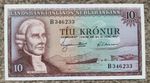 Iceland 10 Kronur 1957 P38a  Unc