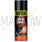 UPOL Raptor Satin Black Engine Enamel Aerosol - Heat Resistant Paint 300°C