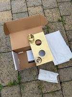 Crosswater Brushed Brass Concealed Shower Valve Faceplate Trim 2 Control Spare