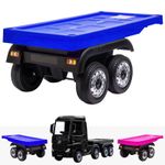 Kids Mercedes Actros Working Trailer with Soft EVA Wheels  Ride on Trailer