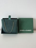 Edge of Ember 14ct Solid Gold Eve Chain Necklace - Hallmarked 585 46cm