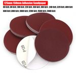 125mm 150mm Self Adhesive Sanding Discs Sticky Backed Sand Paper 60 - 2000 Grit