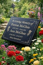  Large Granite Memorial Grave Plaque Engraved Memorial Gravestone Headstone