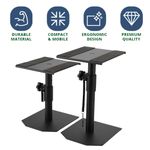 2pcs Speaker Stands Box Stands Table Tripods Studio Monitors Box Tripod Tools