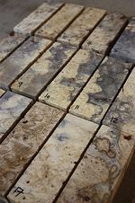BUCKEYE BURL knife / tool handle blocks for stabilising 125-150 x 47-53 x 35mm