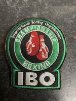 International Boxing Organisation IBO Patch Sewing