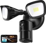 ieGeek Outdoor 2K Floodlight Security Camera Color Night Vision Home WiFi CCTV