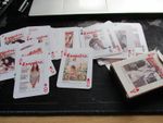 Esquire branded playing cards never used