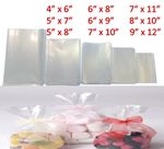 CLEAR Cellophane Open Cello Sweet Lollipop Bags Display Bags COOKIES SWEETS