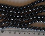 20 x 8mm haematite round beads - beads for jewellery & crafts