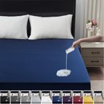 Extra Deep Waterproof Fitted Sheet 30CM Mattress Protector Cover Single Double