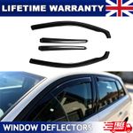 For Audi A3 or S3 MK3 2013-2019 5 Door Sportback Wind Deflectors Tinted UK