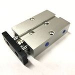 TN20*10X15/20/30/40/50~100 Double Rod Aluminum Alloy Pneumatic Air Cylinder TDA