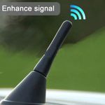 Universal Mini Car Roof Antenna FM AM DAB Radio Aerial Black 6.5cm