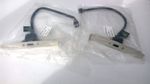 Firewire IEEE 1394 Internal Cable Header to Bracket 6 Pin Port PCI Plate x2