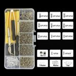 Glasses Repair Kit Spectacles Screws Nose Pads Optical Repair Tool Set UK