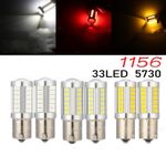 2X 1156 382 33 LED Reverse Brake Light Turn Signal Light Bulbs Canbus BA15S P21W