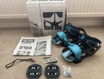 Rome SDS snowboard bindings Blue Size Medium Women’s + Convert Discs -NEW IN BOX