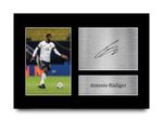 Antonio Rudiger Germany Gift Ideas Printed Autograph Picture for Football Fans