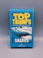 RARE Factory Sealed Top Trumps SHARKS (2003) Pristine - Vintage Blue Box