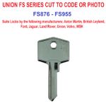 Union Wilmot Breeden FS Series Keys Cut to code FS876-FS955 Classic Cars