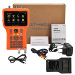 DVB-S2/S2X/T2/C Satellite Terrestrial Cable TV-Signal Finder Meter FTA Reception