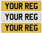 Standard 2d Road Legal Premium Number Plates Front And Back ( SET ) ⚡️⚡️