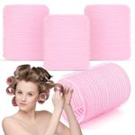 4-12 Hair Rollers Self Grip Large Set Heatless Bouncy Wave Curlers Cling Styling