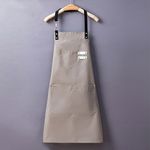 Canvas Denim Apron Barista Cafe Restaurant Chefs Kitchen Cooking Pocket Bib Eco