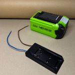 Greenworks 40V G-Max Battery Adapter with Wire Out Cable for DIY Projects etc