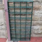 PVC Coated 1m x 0.5m Wire Mesh Panels - 100mm x 125mm Holes Mesh Green Fencing