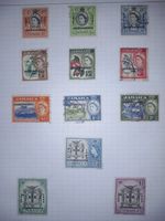 Jamaica 1962 Independence Stamp Page QEII £1 10s 3s Used Collection
