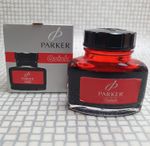 Parker QUINK Boxed Red Permanent Fountain Pen Ink SQ116030 57ml 1.9fl oz New