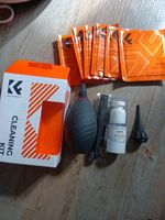 K&F CONCEPT 4-in-1 Camera Lens Cleaning Kit with Brush Blower 6x Cleaning Cloth