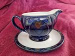 Denby Pottery Baroque. Gravy Jug and Saucer. Excellent Condition